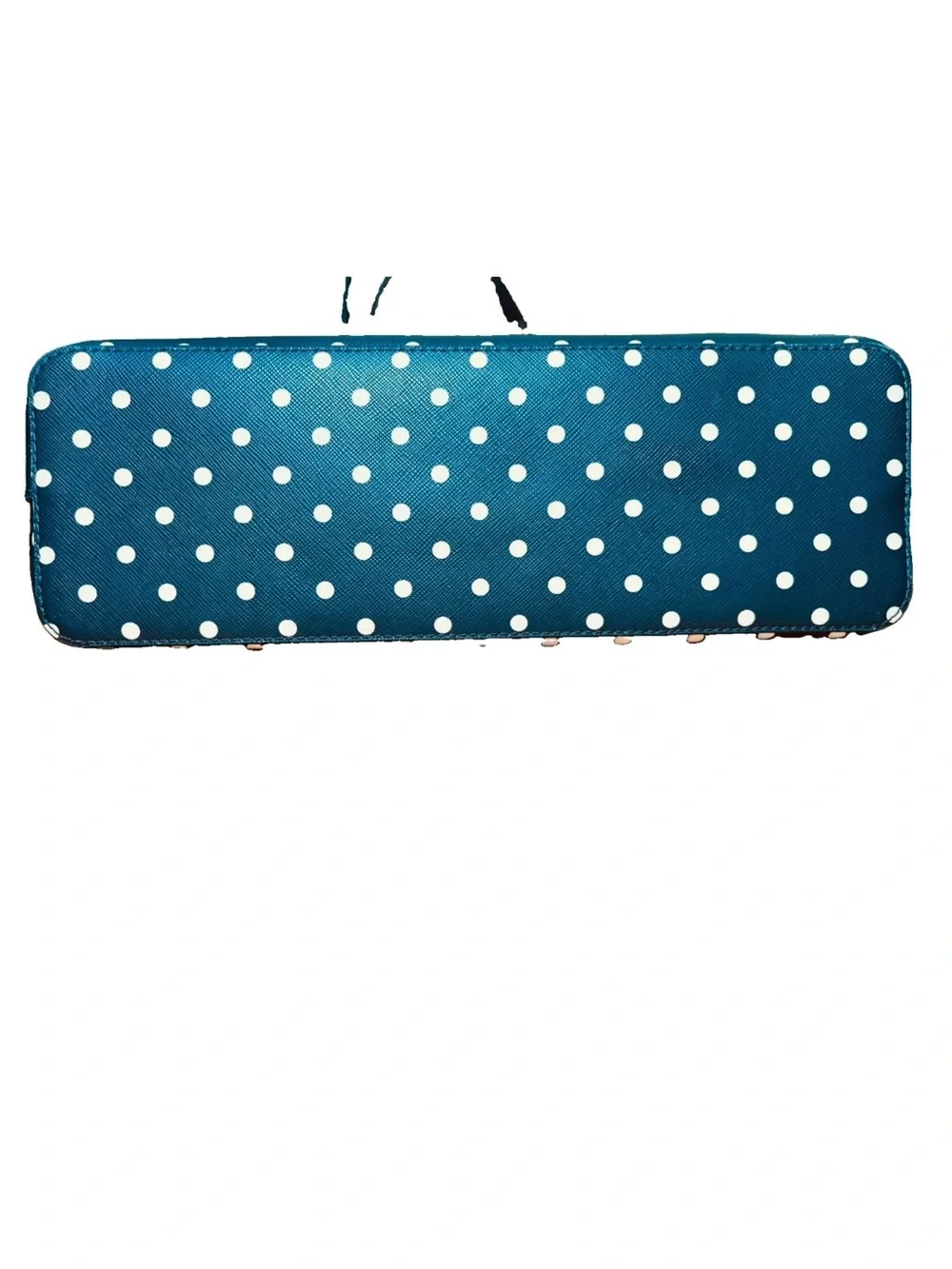 Kate Spade Jana Large Navy Dark Blue Tote White Polka Dot KE483 $359 Retail